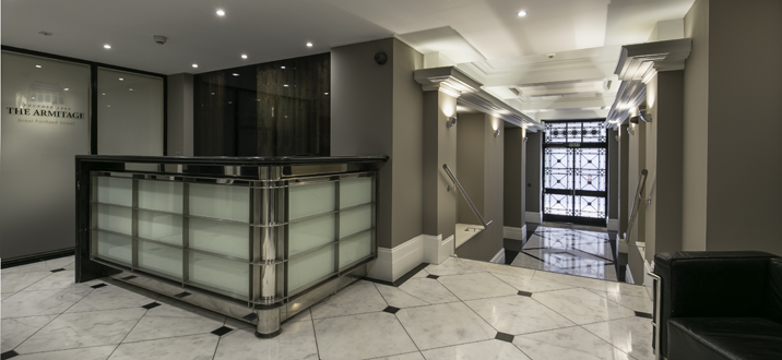 London Storage Vaults reception desk